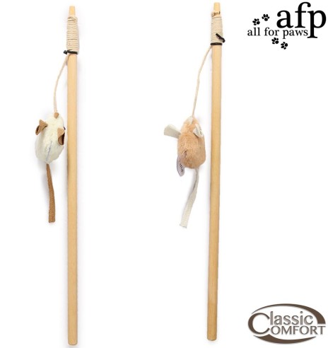 Mänguasi kassile ridvaga Mouse Wand (AFP - Classic Comfort)