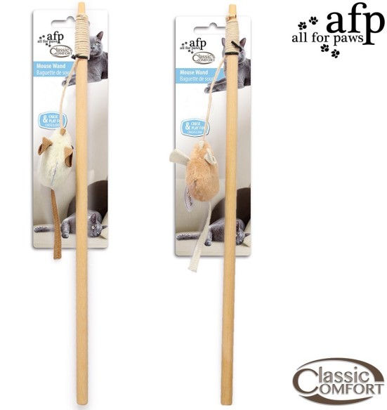 Mänguasi kassile ridvaga Mouse Wand (AFP - Classic Comfort)