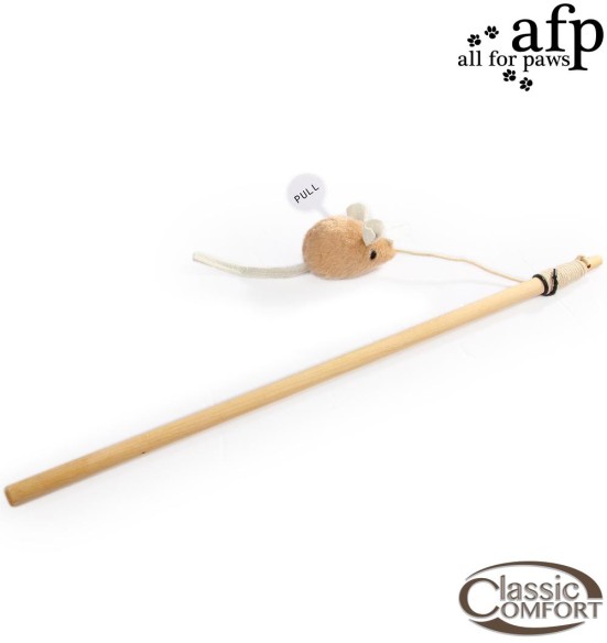 Mänguasi kassile ridvaga Mouse Wand (AFP - Classic Comfort)