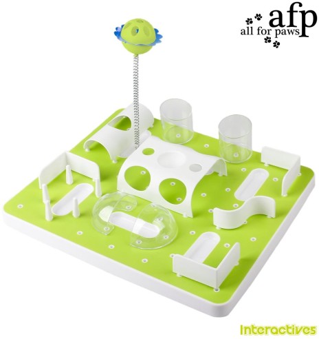 Интерактивная игрушка для кошек, лабиринт для лакомства, Treat Maze (AFP - Interactives)