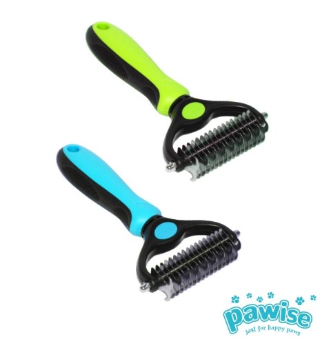 Trimmimisnuga kahepoolsete teradega, Dematting Comb Rake (Pawise)