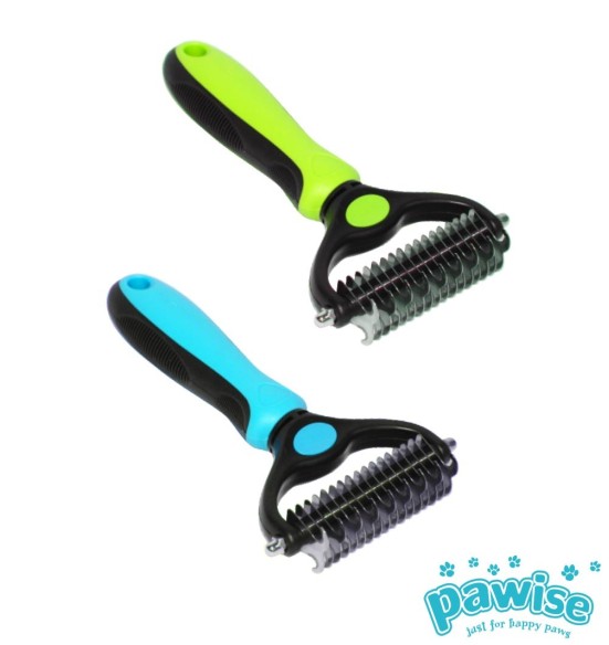 Trimmimisnuga kahepoolsete teradega, Dematting Comb Rake (Pawise)