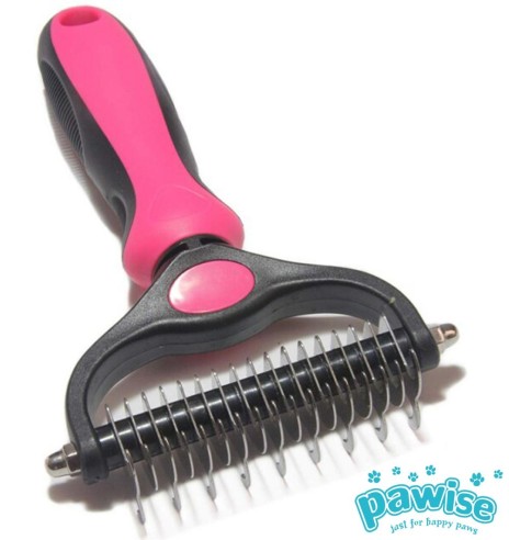 Trimmimisnuga kahepoolsete teradega, Dematting Comb Rake (Pawise)