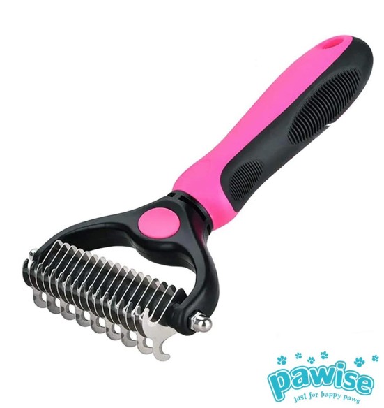 Trimmimisnuga kahepoolsete teradega, Dematting Comb Rake (Pawise)