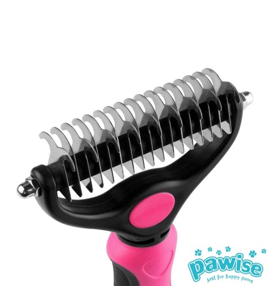 Trimmimisnuga kahepoolsete teradega, Dematting Comb Rake (Pawise)