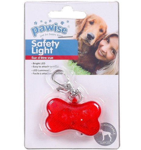 Подвеска со светодиодной подсветкой на ошейнике собаки Flashing Light (Pawise)