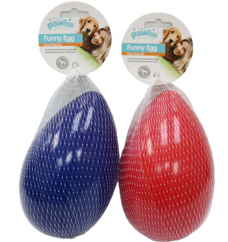 Mänguasi koerale, ebaühtlaselt veerev muna-pall Funny Egg (Pawise)