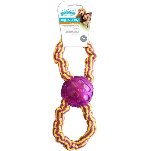 Mänguasi koerale Tug-N-Play Ring (Pawise)