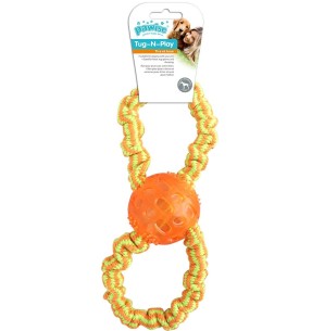 Игрушка для собак Play-N-Tug Multi Rope Ball (Pawise) – Игрушки-канаты, плетеные, веревочные игрушки – Pawise – Valgekihv