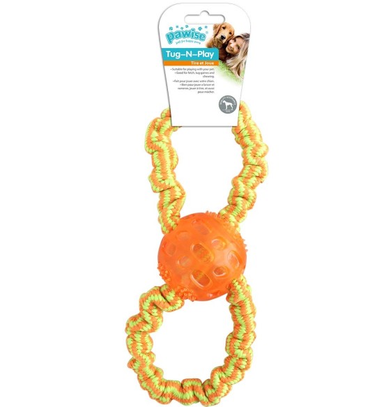 Mänguasi koerale Tug-N-Play Ring (Pawise)