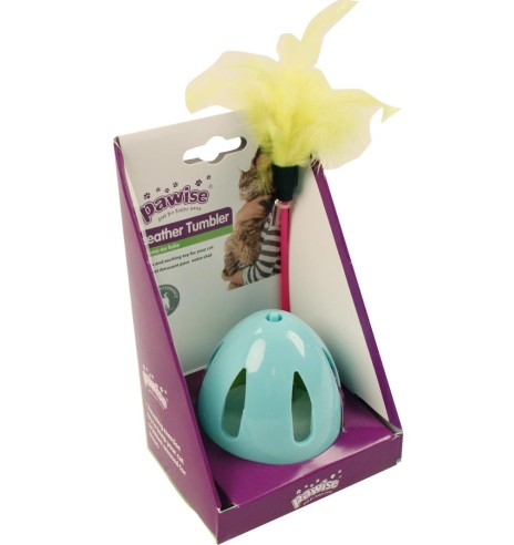 Mänguasi kassile Feather Tumbler (Pawise)