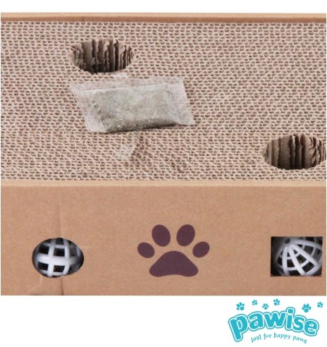 Kartongist kraapimisalus kassile, karp pallidega, 2 in 1 Cat Scratching Box (AFP - Modern Cat)