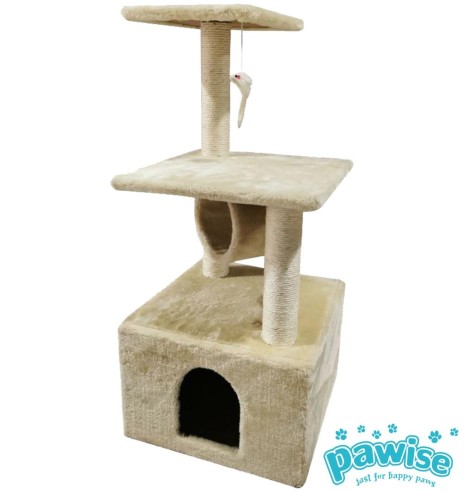 Когтеточка для кошек Cat Tree with Cave (Pawise)
