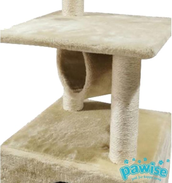 Kraapimispuu kassile Cat Tree with Tunnel & Cave (Pawise)