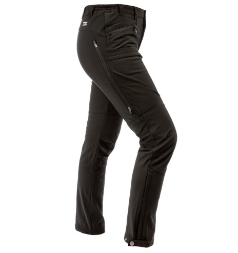 Püksid naistele, soojad, veekindlad, elastsed, must Thermo Actions (Arrak Outdoor)