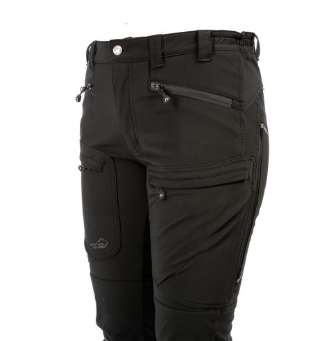 Püksid naistele, soojad, veekindlad, elastsed, must Thermo Actions (Arrak Outdoor)