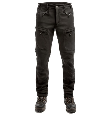 Püksid meestele, soojad, veekindlad, elastsed, must Thermo Action (Arrak Outdoor)