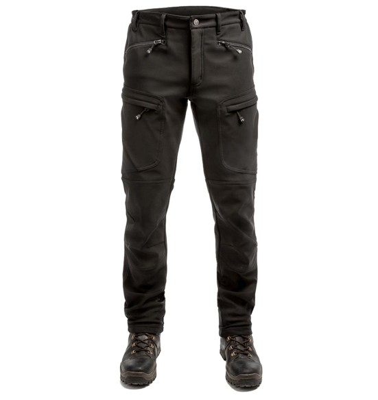Püksid meestele, soojad, veekindlad, elastsed, must Thermo Action (Arrak Outdoor)
