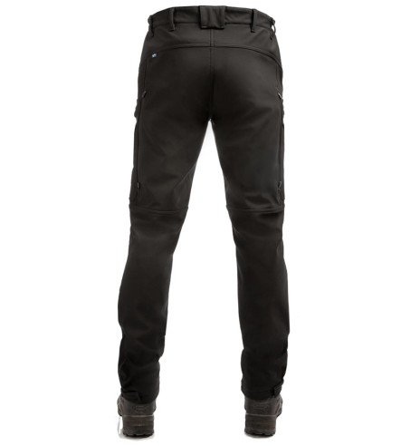Püksid meestele, soojad, veekindlad, elastsed, must Thermo Action (Arrak Outdoor)