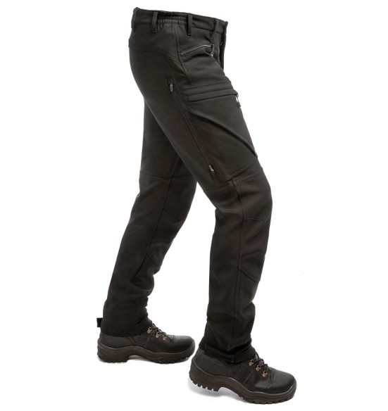 Püksid meestele, soojad, veekindlad, elastsed, must Thermo Action (Arrak Outdoor)