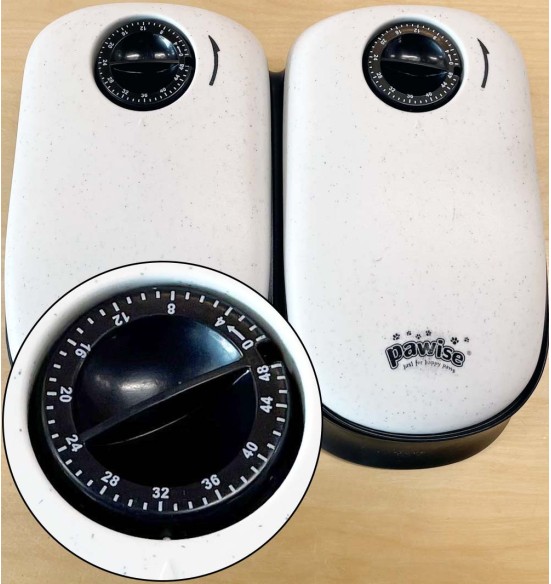 Автоматическая кормушка сдвумя контейнерами, на два кормления (Pawise)