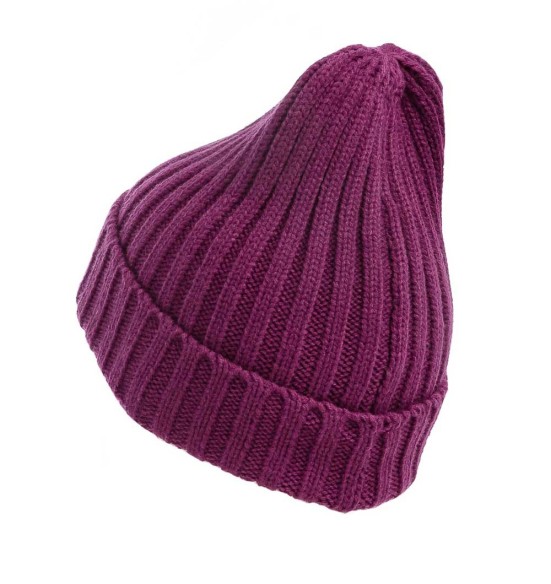 Müts kootud, klassikaline soonik, fuksia (Arrak Outdoor)