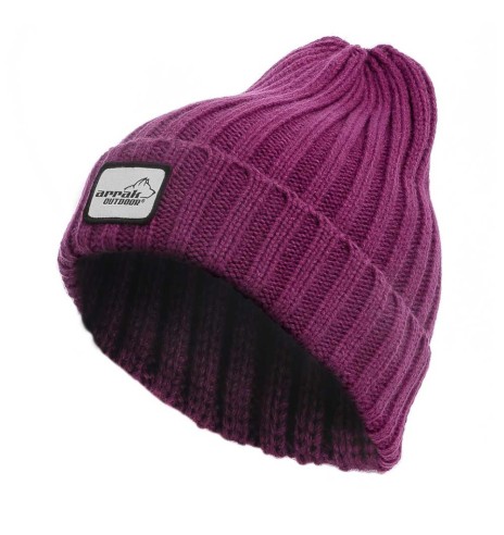 Müts kootud, klassikaline soonik, fuksia (Arrak Outdoor)