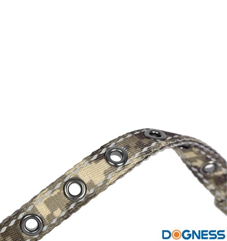 Текстильный поводок для собак, зелёный камуфляж (Dogness Camouflage)