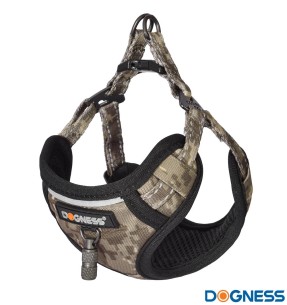 Шлейка для собак из натурального модала и хлопка, серая (Dogness Modal Cotton) – Текстильные шлейки – Dogness – Valgekihv 2