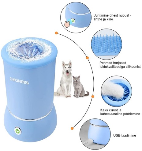 Мойка для лап собак Xiaomi J&J Pet Foot Washer Brush (White)