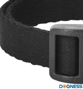 Ошейник для собак из натурального модала и хлопка, серый (Dogness Modal Cotton) – Текстильные ошейники – Dogness – Valgekihv 2