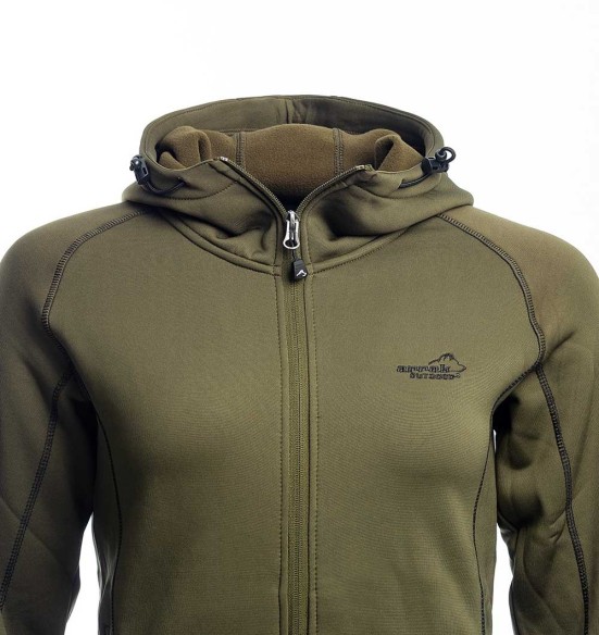 Fliis naistele, kapuutsiga, must, Power, fliisist dressipluus pusa (Arrak Outdoors)