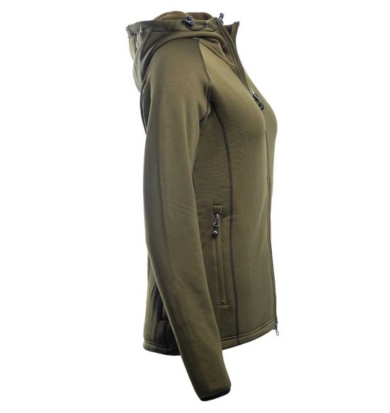 Fliis naistele, kapuutsiga, must, Power, fliisist dressipluus pusa (Arrak Outdoors)