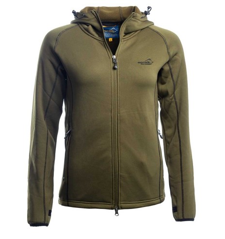 Fliis naistele, kapuutsiga, must, Power, fliisist dressipluus pusa (Arrak Outdoors)