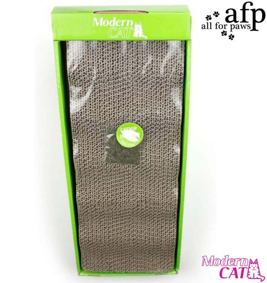 Kassi kraapimisalus kartongist, naistenõgesega Incline Cat Scratcher (AFP - Modern Cat)