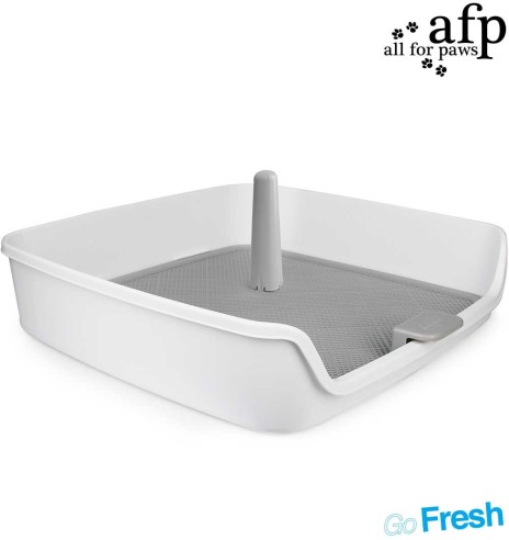 Туалет для собак, со съемным столбиком Dog Pee Pad Holder (AFP - Go Fresh)