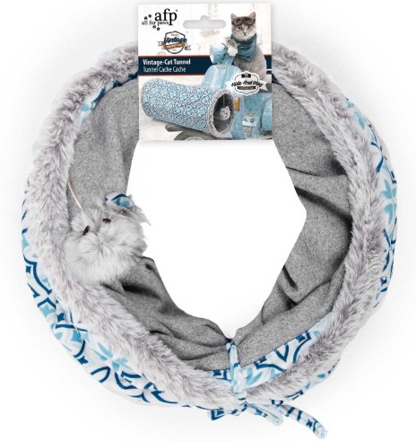 Туннель для кошек, серый Vintage-Cat Tunnel Grey (AFP - Vintage Cat)