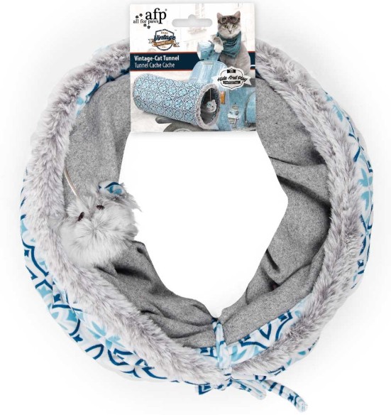 Туннель для кошек, серый Vintage-Cat Tunnel Grey (AFP - Vintage Cat)