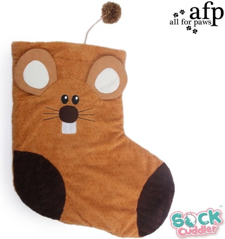 Mänguasi kassile, sokikujuline, Sock Sack Mouse (AFP - Sock Cuddler)