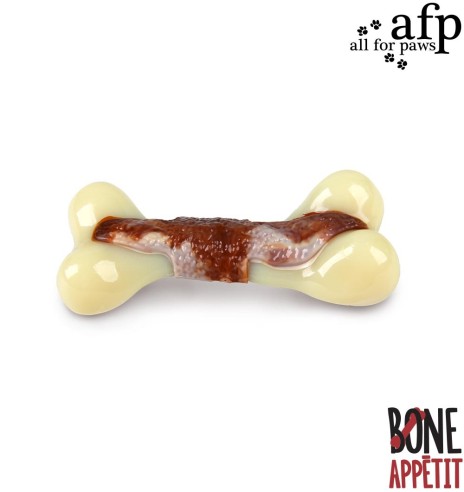 Mänguasi närimiskont koerale, veiseliha maitsega, Super Nylon Bone - Beef Flavor Infused (AFP - Bone Appetit)