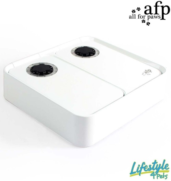 Automaatsöötja kahe anumaga, kaheks toidukorraks (AFP - Lifestyle 4 Pets)