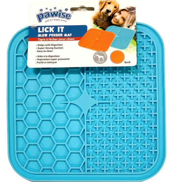 Matt toidu ja maiuste söömiseks, iminappadega Dog Lick Mat (Pawise)