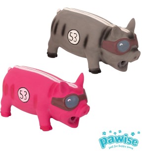 Латексная игрушка для собаки, свинка Latex Pig Boss (Pawise)