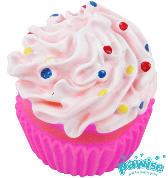 Mänguasi koerale, muffin vinüülist Vinyl Sprinkle Cupcake (Pawise)