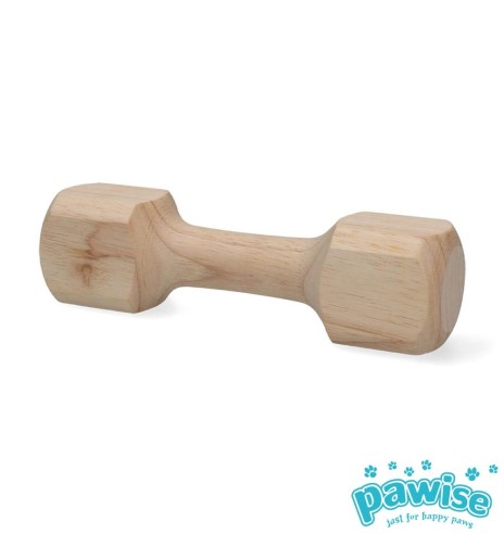 Hantel tammepuidust Wooden Retrieving Dumbbell (Pawise)