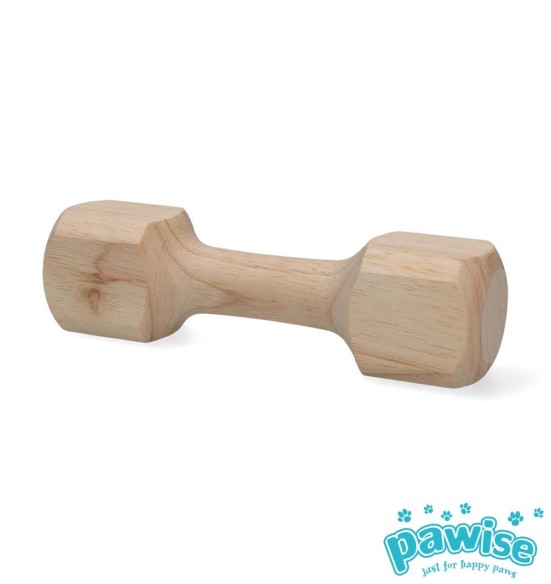Hantel tammepuidust Wooden Retrieving Dumbbell (Pawise)