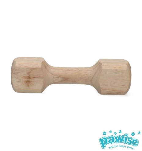 Игрушка дубовая гантель, 17.5 cm, Wooden Retrieving Dumbbell (Pawise)