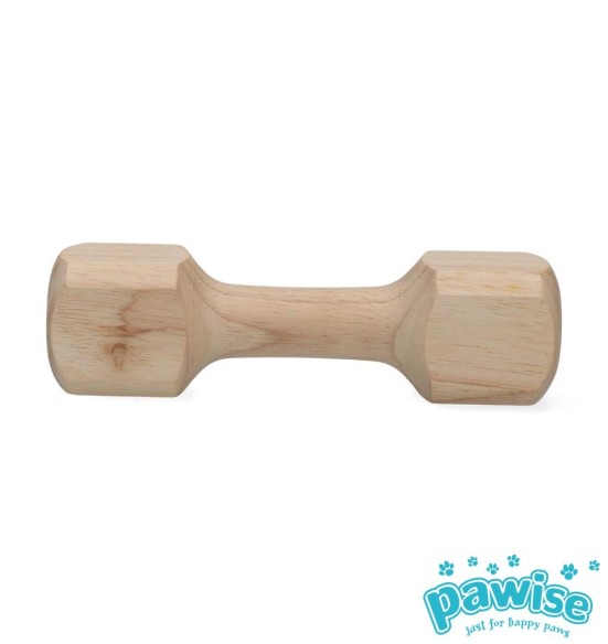 Игрушка дубовая гантель, 17.5 cm, Wooden Retrieving Dumbbell (Pawise)