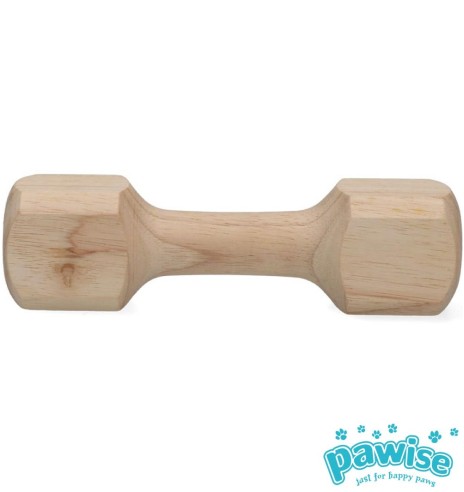 Игрушка дубовая гантель, 20 см, Wooden Retrieving Dumbbell (Pawise)