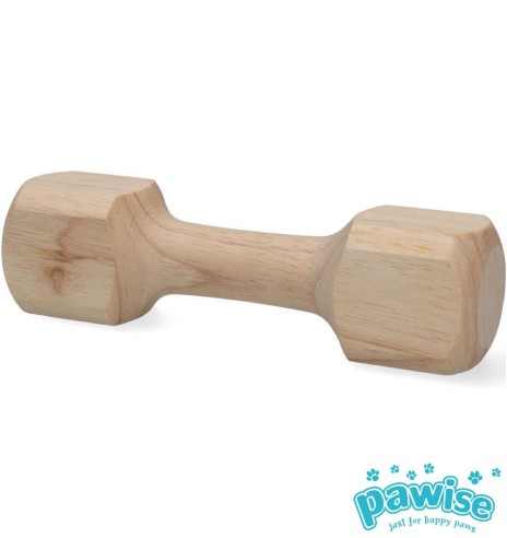 Hantel tammepuidust Wooden Retrieving Dumbbell (Pawise)